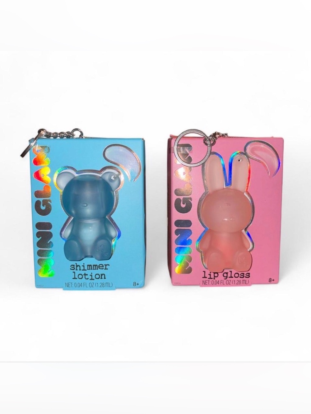 Shimmer Lotion & Lip Gloss Duo - Pink & Blue